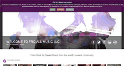 Desktop Screenshot of frc-all-music.com