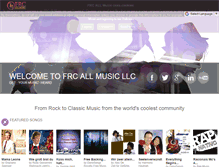 Tablet Screenshot of frc-all-music.com